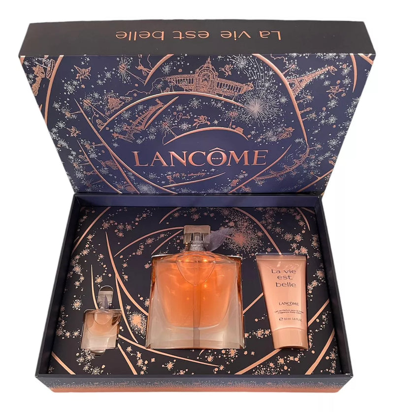COFFRET LA VIE EST BELLE EDP 100ML+EDP 4ML+BL 50ML